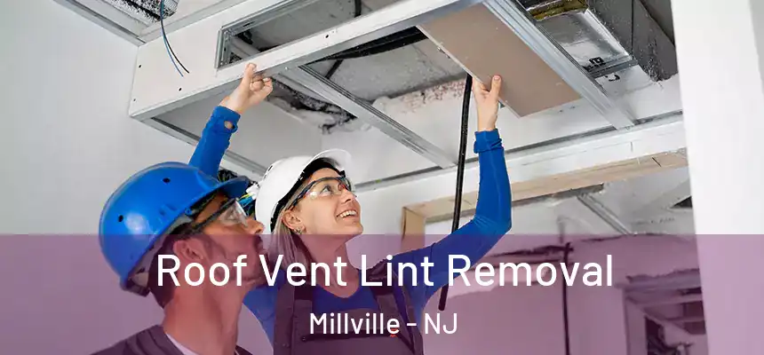 Roof Vent Lint Removal Millville - NJ